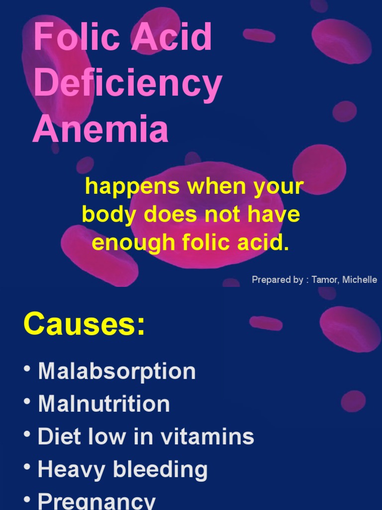 case study 87 folic acid deficiency anemia
