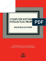 US - CongrComputer Software & Intellectual Property Background Paperess - Computer Software & Intellectual Property Background Paper, 1990