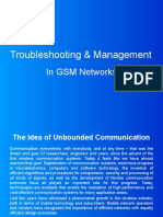 Presentation on Troubleshooting and Management in GSM Networks