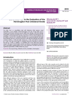 Use of Bells Test in The Evaluation of The Hemineglect Post Unilateral Stroke