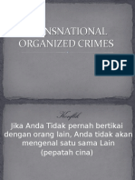 Transnational Organized Crimes