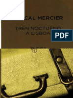 Tren Nocturno A Lisboa - Pascal Mercier