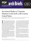 Investment Banks as Corporate Monitors in the Early 20th Century United States