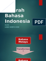 Materi 2 - Sejarah Dan Ragam Bahasa Indonesia
