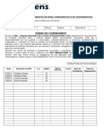 Ficha de EPI Mecânico de Manutenção - Odt