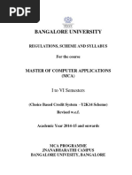 BU MCA Syllabus PDF