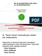 Dakwah Islam Di Nusantara Dan Asal - Usul Muhammadiyah