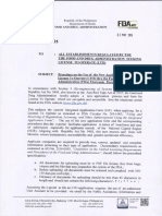 FDA Circular No. 2016-004