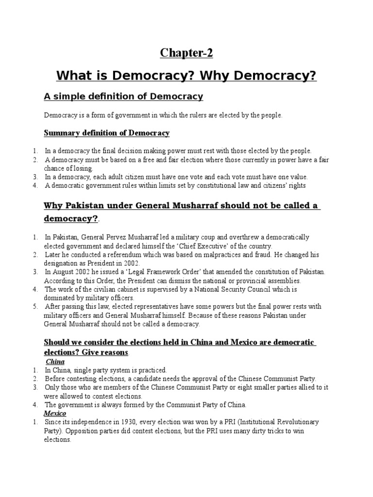 what is democracy why democracy essay