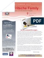 Fritsche Family Mission Newsletter For September 2016