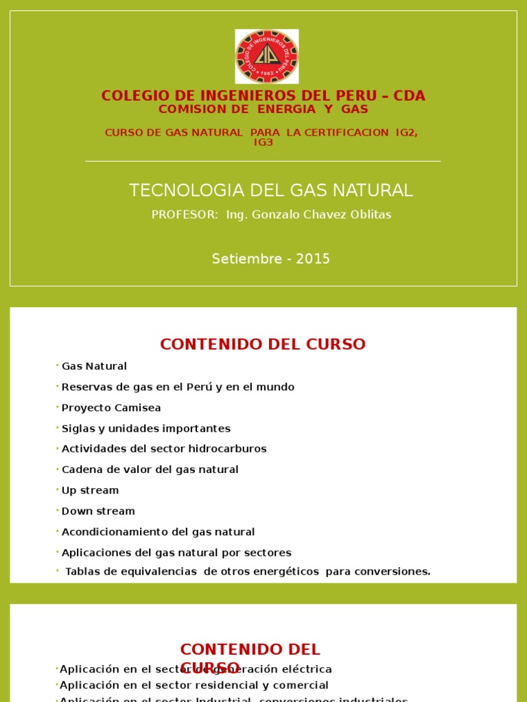 Tecnologia Del Gas Natural | PDF | Gas natural licuado | Industria química