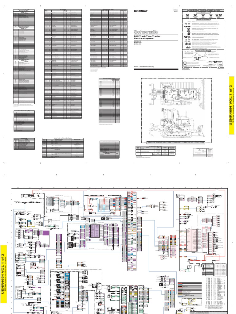 CAT D6N bulldozer Electrical Connector Switch