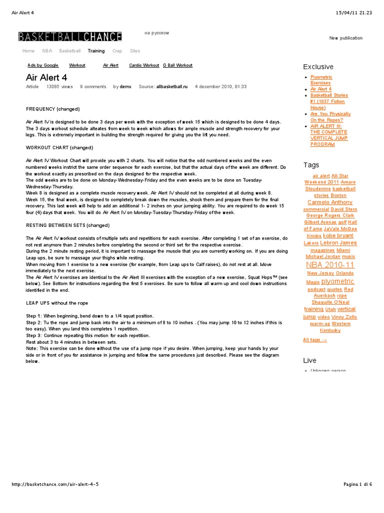 Air Alert 4 | PDF | Recreation | Sports