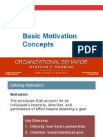 Basic Motivation Concepts