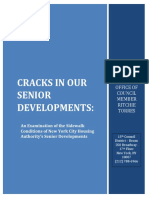 Cracks in NYCHA Senior Developments