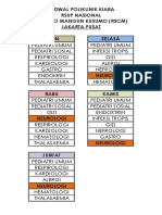 Jadwal Poliklinik Kiara RSCM PDF