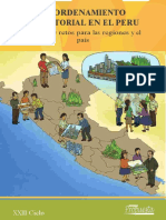 Cartilla El Ordenamiento Territorial en El Perú