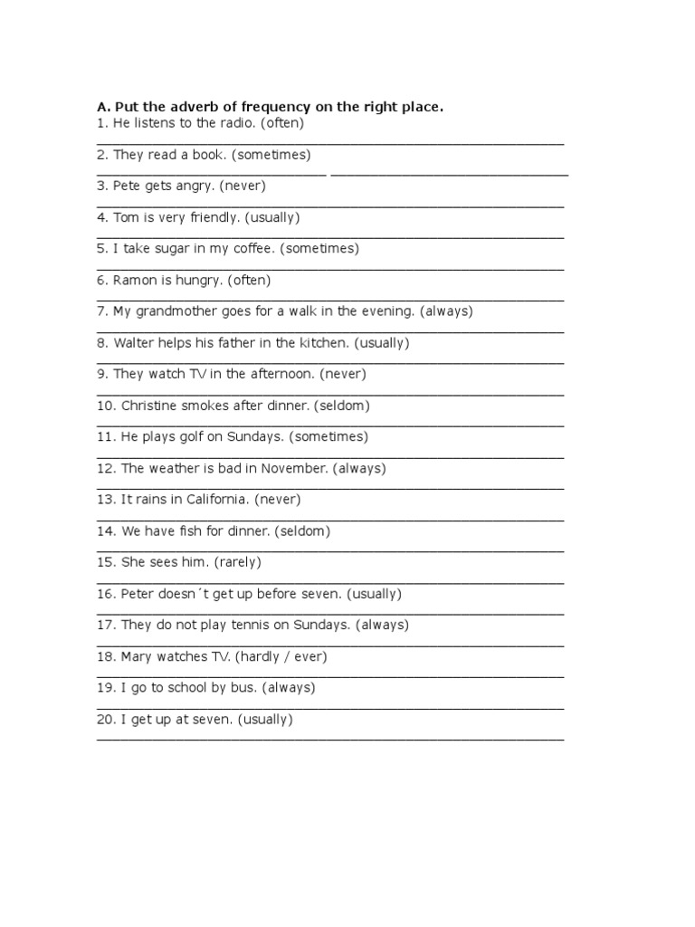 Last Practice - Adverbs | PDF | Language Arts & Discipline | Home & Garden