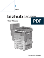 BizhubC350 Manual