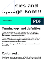 Genetics and Spounge Bob