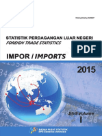 Statistik Perdagangan Luar Negeri Indonesia Impor Jilid I Tahun 2015 2