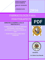 FARMACOLOGÍA SISTEMA NERVIOSO AUTÓNOMO - Colinérgicos y Adrenérgicos Sobre Ileon Aislado de Rata.