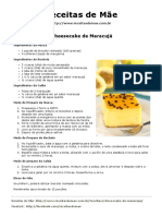 Cheesecake de Maracujá