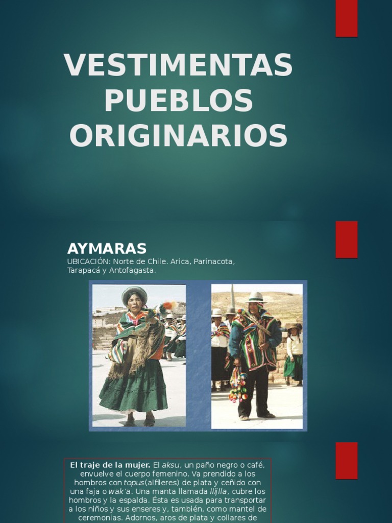Vestimenta de Pueblos Originarios en Chile | PDF | Traje (ropa) | Ropa