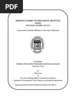 TYBTech Syllabus Mechanical