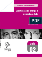 Quantização Da Energia e o Modelo de Bohr