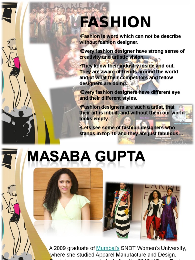 Top 10 Fashion Designer PDF Fashion Fashion Design