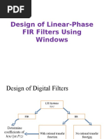 Design of Linear-Phase FIR Filters Using Windows