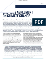 Paris Agreement On Global Climate Change