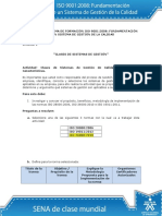 Taller 2 Clases de Sistemas de Gestión.