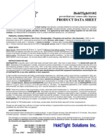 PDS 102 Product Data Sheet 0609