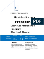 Mdl10 Distr Probabilitas Normal