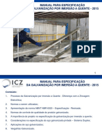 Icz - Manual de Especificacao de Galvanizacao Por Imersao A Fogo 2015 PDF