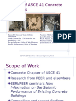 Update of ASCE 41 Concrete Provisions: SEAONC 2007 Excellence in Structural Engineering Awards