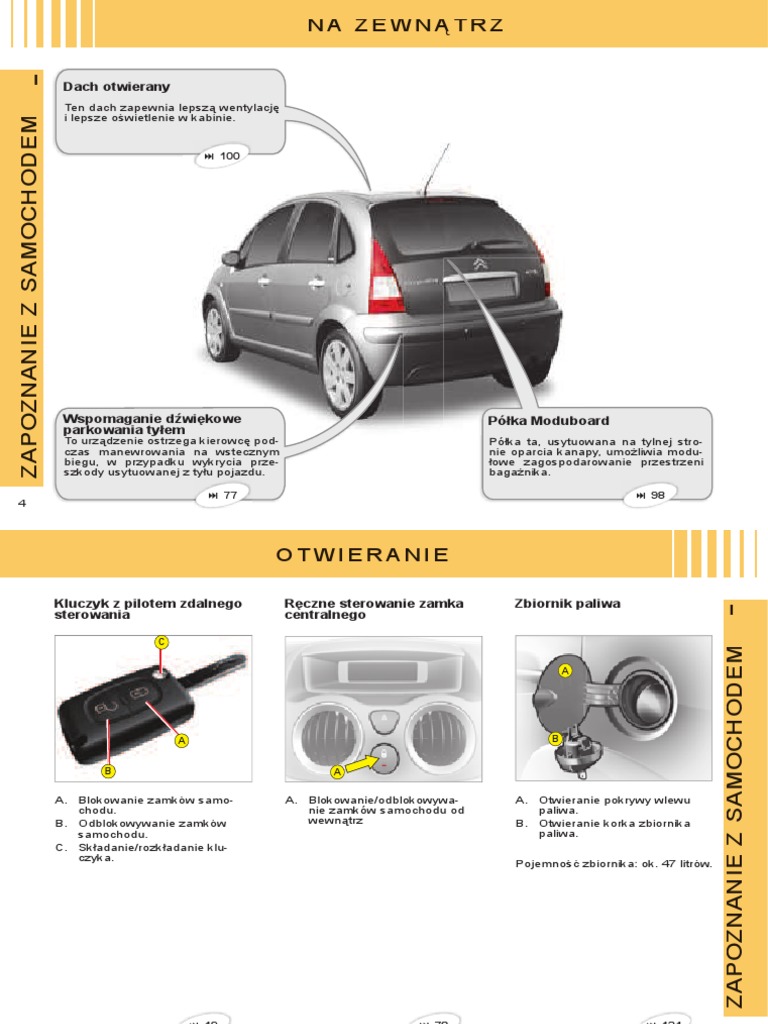 Citroen C3 Manual Control System Anti Lock Braking System