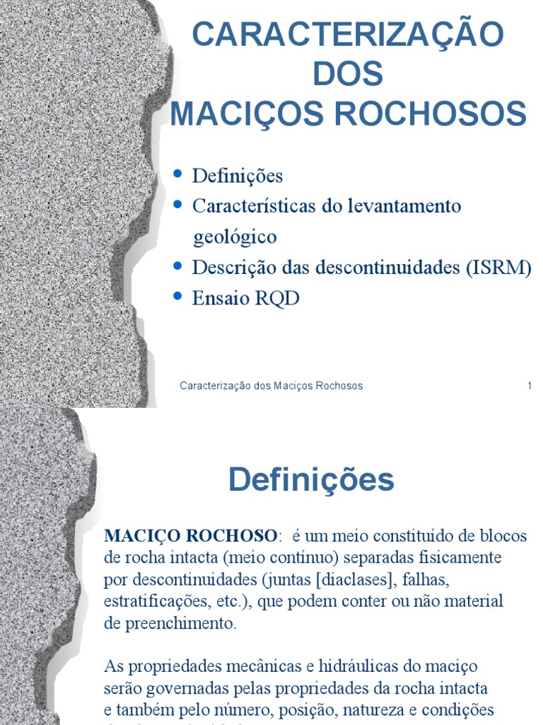 Rochosos Maciços | PDF | Rochas (Geologia) | Geologia