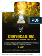 Convocatoria LaCienciaParaTodos2016