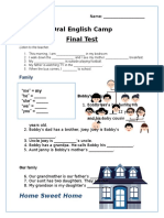 Level 1 Children's ESL Exam