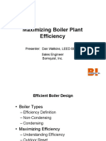 Maximizing Boiler Plant Efficiency