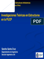 Investigaciones Teóricas en Estructuras en La PUCP: Sandra Santa Cruz