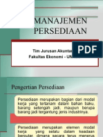 Manajemen Persediaan