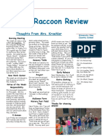 Raccoon Review: Thoughts From Mrs. Kroehler