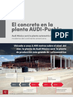 El concreto en la planta AUDI-Puebla