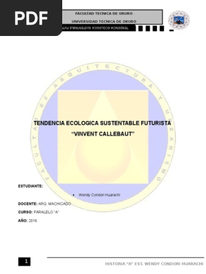 Arquitectura Ecologica Sustentable Futurista Docx Naturaleza Ecologia