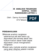 Analisis Tegangan Simpul 3