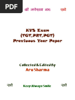 Download KVS TGT PGT PRT Previuous Pepers by Kaushik Sharma SN325855599 doc pdf